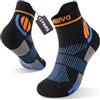 CAMBIVO Calze Compressione Graduata Donna Uomo 2Paia, Gambaletti Compressione Graduata, Calze Elastiche a Compressione Antitrombo, Calzini Corte per Vene Varicose, Aereo, Sportive, Corsa