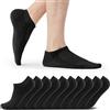 QINCAO Calzini sportivi Corti Uomo Donna 6/10 Paia, Cotone Traspirant