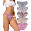 VOENXE Mutande Donna Senza Cuciture,Microfibra Seamless Slip Underwear