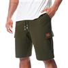 Suwangi Pantaloncini Uomo Pantaloni Corti Bermuda Cargo Sportivo Cotone Corsa Shorts Estivi con Multi-Tasca