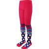 L&K-II 1 paio di collant per ragazze cotone bambini collant opachi collant ragazze con pois e strisce motivi multicolore 2763, 2763E-1, 98 cm-104 cm