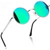 Joopin Occhiali da Sole Uomo Donna Rotondi Vintage Polarizzati UV400