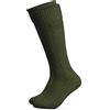 HerzSticht Calze Tradizionale Lunghe Bavarese Uomo pacco da 1 (modello: Silberdistel) Verde 39-42