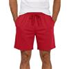 Runcati, pantaloni corti da pigiama da uomo, estivi, a tinta unita, Bermuda, pantaloncini da notte, shorty, pantaloni da lounge, casual, pantaloni da tempo libero con tasche, grigio chiaro, M