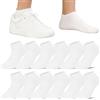 L&K-II 6 Paia Calzini Uomo in Cotone Calze Corte Sportive Traspiranti Antisudore Calzini Estivi per Running e Fitness 2308 47/50