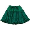 Wikoan Sottogonne da Donna Gonna tutù da Gonna da Ballo in Pizzo di Raso Sottoveste in Rete a Nuvola Gonna da Ballo Speciale per Cosplay di Halloween,Verde Scuro,L/XL