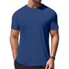 PINSPARK Maglia con Protezione UV da Uomo a Maniche Corte UPF 50+ Protezione Solare Rashguard Camicia da Corsa Leggera e Traspirante da Esterno