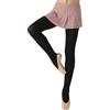 L&K Collant da balletto da bambina 80 DEN Taglie 86-170 Collant da danza in microfibra per bambini Collant sottili elastici e morbidi per balletto, danza e ginnastica 27261VA, Nero , 146-152
