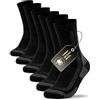 Occulto Calze Termiche Merino Uomo Pacco da 3 (modello: Erik) Nero 39-42