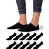 Occulto Calzini Fantasmini Uomo pacco da 10 (modello: Strolch) nero 39-42