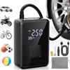Oasser Mini Compressore Aria Portatile Auto, 150PSI (10,3Bar) Cilindro 17 mm con Schermo LCD Digitale e Torcia LED Type-C USB Ricaricabile, Dotato di Tubo Flessibile da 30 cm e Borsa di Stoccaggio