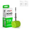 CYCLAMI TPU camera d'aria bici da corsa 38g Compatibile con 700 x18/23/25/28/30/32C - Camera d'aria bicicletta Metallo Valvola Presta rimovibile 45mm/60mm/80mm (1P-700c X 18-32c (valvola da 45 mm))