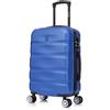 CELIMS - Valigia Media 20 kg Rigida Champagne Leggera | Valigia da Stiva 65cm Donna | Lucchetto Integrato | ABS | Trolley Medio 65cm con 4 Ruote