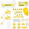 flintronic Kit di Spurgo Freni, Kit di Spurgo Freni Bici MTB a Disco Idraulico per Shimano, MAGURA, TEKTRO, Strumenti Professionali di Riparazione Freni a Disco per Mountain Bike
