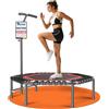 DH FitLife Fitness Trampolino Indoor Ø 114 cm | Mini Trampolino | 150 KG