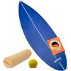 DH FitLife Balance Board Surf Indoor in Legno Naturale | Kit Rullo & Palla