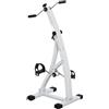 HOMCOM Pedaliera per Gambe e Braccia con Schermo LCD 40x42.5x100 cm Bianco