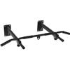 HOMCOM Barra per Trazioni a Muro 2 in 1 con 3 Impugnature 93.5x65x17cm Nero