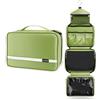 Carttiya Beauty Case da Viaggio, Borsa da Toilette per Donna Uomo Beauty Case Grande Impermeabile, Gancio in Metallo per Appendere, idee regalo natale 2025 Verde Chiaro