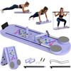 SPORTNOW Tavola Pilates 5 in 1 Pieghevole Pilates Reformer Blu Chiaro