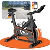 DH FitLife Cyclette Magnetica da Casa | Spin Bike con APP & Sensore Cardio
