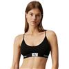 Calvin Klein Reggiseno a Bralette Donna Coppe Morbide, Nero (Black), XS