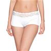 Triumph Donna Lovely Micro Short, Briefs, WHITE, XL