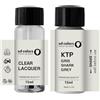 SD COLORS GRIS SHARK GRIGIO KTP New Ritocco Vernice 15 ML RIPARAZIONE GRAFFIO PENNELLO COLORE CODICE KTP GRIGIO Squalo (VERNICI+LACQUA)