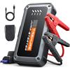 TREKURE Avviatore Batteria Auto 5000A 16800mAh, Avviatore di Emergenza per Auto per Motori 9.0L Benzina e 8.5L Diesel, Portatile 12V Booster Avviamento con Torcia, Cavo di Avviamento, Ricarica USB