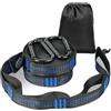 Vicloon 2 Pezzi Cinghie per Amaca, 300 cm Cinghie Amaca con 2 Moschettoni e 1 Borsa portaoggetti, Contiene Fino a 300 kg, Set di Fissaggio per Campeggio All'Aperto, Amaca, Altalene, Blu