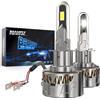 BEAMFLY LED H1 Lampadina, 38000lm 160W Sostituzione Kit Luci LED, Plug and Play Dimensione 1:1 H1 Faro 6500k Bianco Abbagliante e Anabbagliante per Auto 12V