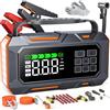 TREKURE 14 in 1 Booster Avviamento Auto 8000A con Compressore 160PSI, 26800mAh Avviatore Emergenza (Tutti Gas o 12L Diesel), Avviatore Batteria con 5 Modi di Illuminazione, Martello Emergenza e Kit Attrezzi
