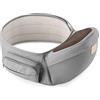 GAGAKU Hipseat Marsupio Sicurezza Supporto del Sedile della Dell'anca del Bambino 0-36 Mesi - Grigio