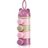 Vicloon Dosatore per Latte in Polvere, Dispenser di Latte in Polvere con 4 Scomparti, Impilabile Contenitore Spuntino e Dosalatte in in Polvere per Viaggio, Cereali, Frutta (Rosa)