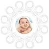 Vicloon Anello Adattatore Clip, 12 Pezzi Anello Adattatore per Ciuccio, Ciuccio Clip Adattatore Adatto Alla Maggior Parte dei Succhietti per Bambini