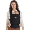 Momcozy Marsupio Neonato Ergonomico Regolabile 3,2-20 kg (3-24 Mesi) Nero