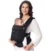 Momcozy Marsupio Neonato Ergonomico 3,2-20 kg (3-24 Mesi) Airmesh-Nero