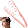 AYBUY Generico Pettine Texture Per Uomo, Strumento Volumizzante per Radici, pettine volumizzante con denti larghi Per Coprire le Cuciture, accessorio per la cura del parrucchiere, Rosa