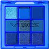 BUTBU Ombretti, Professional Makeup Palette Ombretti Ad Alta Pigmentazione, 9 Colori Neutri Sfumabili, con Finish Matte, Shimmer e Glitterati per Look Soft Glam Trucco- Blu