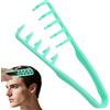 AYBUY Generico Pettine Texture Per Uomo, Strumento Volumizzante per Radici, pettine volumizzante con denti larghi Per Coprire le Cuciture, accessorio per la cura del parrucchiere, Verde
