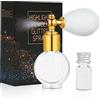 AOOWU Glitter Polvere Spray Corpo Viso Glitterato Con 1 Ricarica, Shimmer Sparkle Impermeabile per Festival di Halloween, Club, Feste (Colorato#)