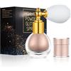 AOOWU Glitter Powder Spray, Sciolta Corpo Viso Glitterato con 1 Ricarica e Imbuto, Trucco per Festival di Halloween, Club, Feste（bronzo）