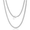 Suplight Collana Uomo Acciaio a Catena Cubana Maiglia Sottile 3mm