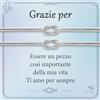 J.Fée 2PCS Bracciale Amicizia Maestra Bracciali Donna Bracciali Coppia Argento 925, Nodo Bracciale Donna Oro Jewellery, Fidanzato Regalo Maestre Fine Anno Mamma Regalo Migliore Amica.Argento-2