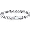 Bestyle Bracciale a Catena Miami Cubana Nome Incisione Personalizzato Larghezza 5/7/9/12MM Larghezza Braccialetto Uomo Regalo Coppia