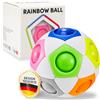 CUBIDI® Palla Magica Arcobaleno Puzzle 3D versione Football. Rompicapo Antistress per Bambini e Adulti. Ideale Come Regalo Bambino 6 Anni o per Giochi da Viaggio.