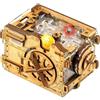 iDventure A-maze-ing Safe - scatola di legno per soldi - scatola rompicapo - puzzle 3D - regalo fidanzato - puzzle 3D - iq puzzle rompicapo - regalo per lui - Scatola rompicapo a Labirinto -