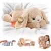 Mewaii Peluche Coniglio Bianco Ponderato, Peso 2,3 kg, Caldo E Freddo