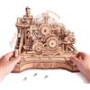 ROKR Gearball Challenge EGC01 Percorso Biglie Pinball, Puzzle 3D in Legno da Costruire per Adulti & Ragazzi, Labirinto Meccanico con Doppio Controllo, Kit DIY STEM, Regalo & Decorazione