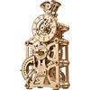 UGEARS Orologio a motore 3D puzzle in legno per adulti - meccanico 3D puzzle orologio in legno - kit di modellismo con pistone mobile - kit di montaggio auto modelli in legno ideale per fan del